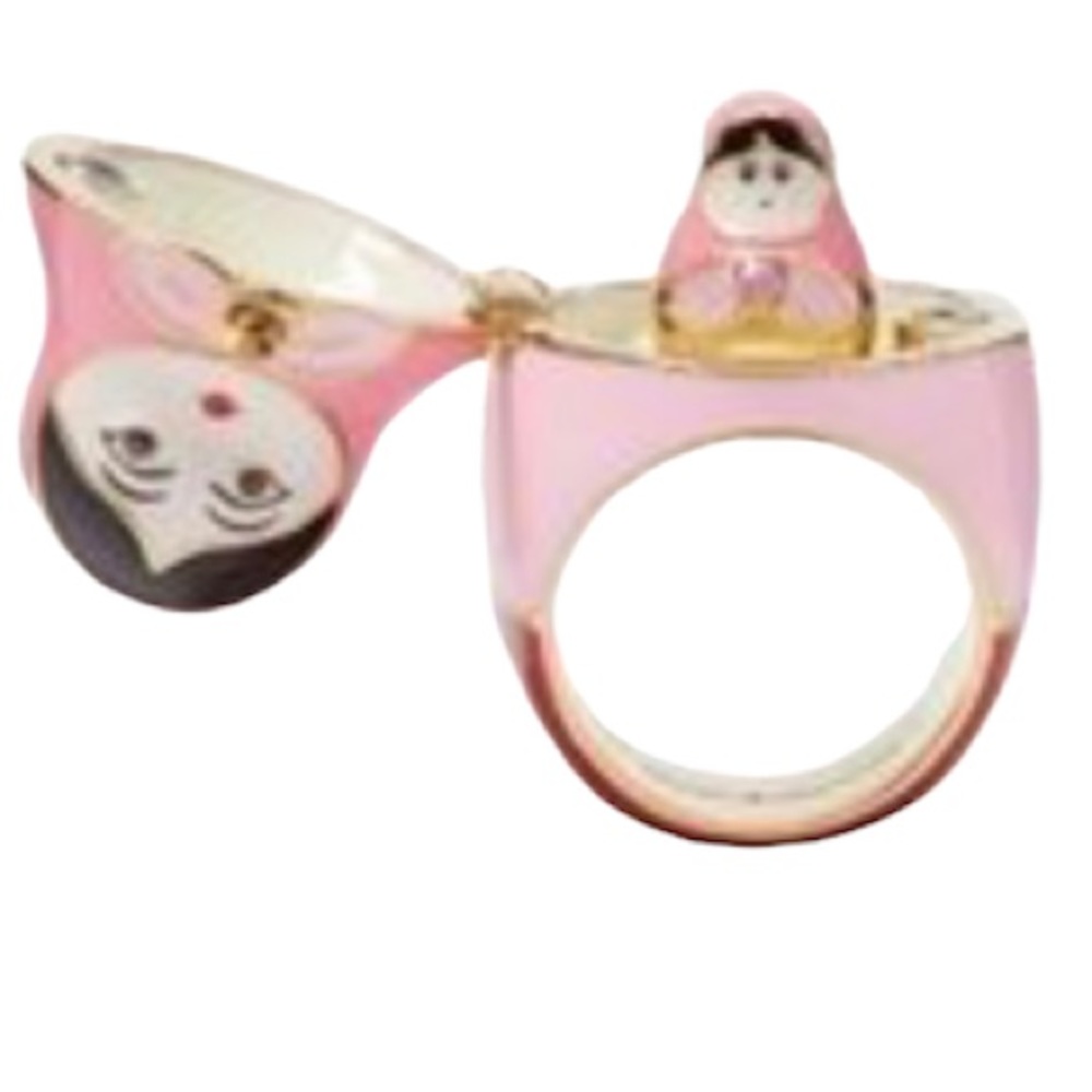 ISO IN SEARCH OF KATE SPADE DOLLAFE RUSSIAN DOLL LOCKET RING SIZE 6,6.5,7,7.5